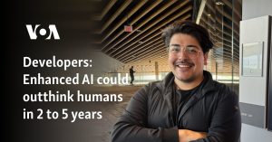 Read more about the article Builders: Enhanced AI may outthink people in 2 to five years – Tonality of The usa – VOA Information