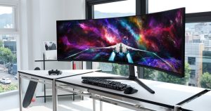 Read more about the article Samsung’s unbalanced 57-inch twisted 4K track is $700 off these days